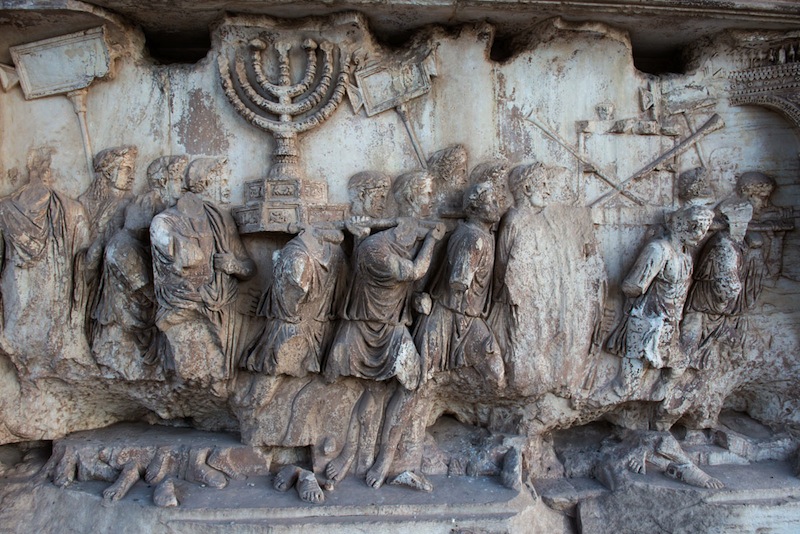 arch-of-titus-menorah